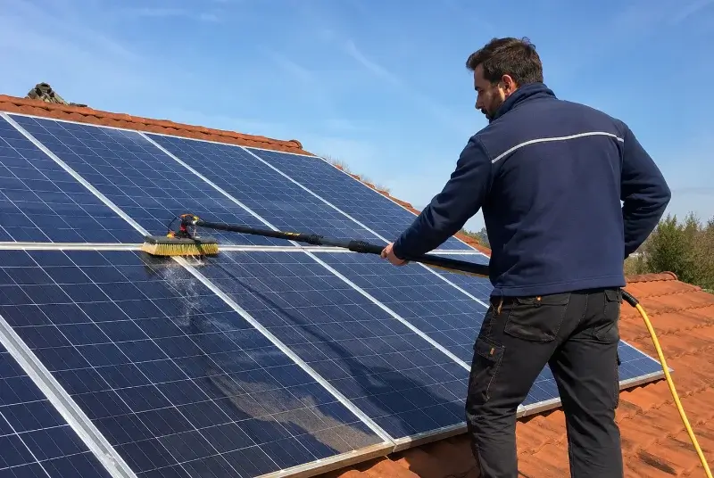 Nettoyage et entretien de panneaux solaires à Bellegarde-du-Razès